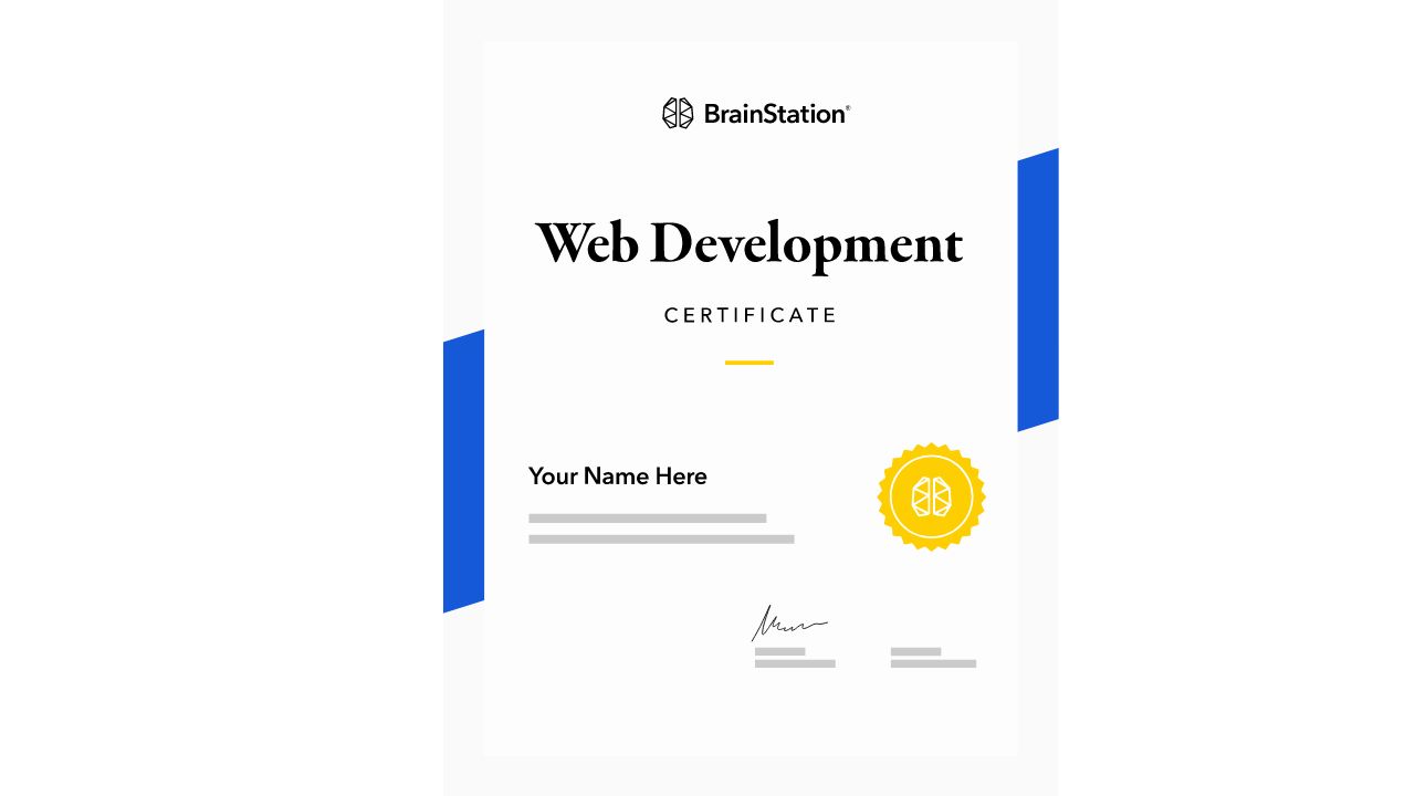 4. Certificate Course in Web Development